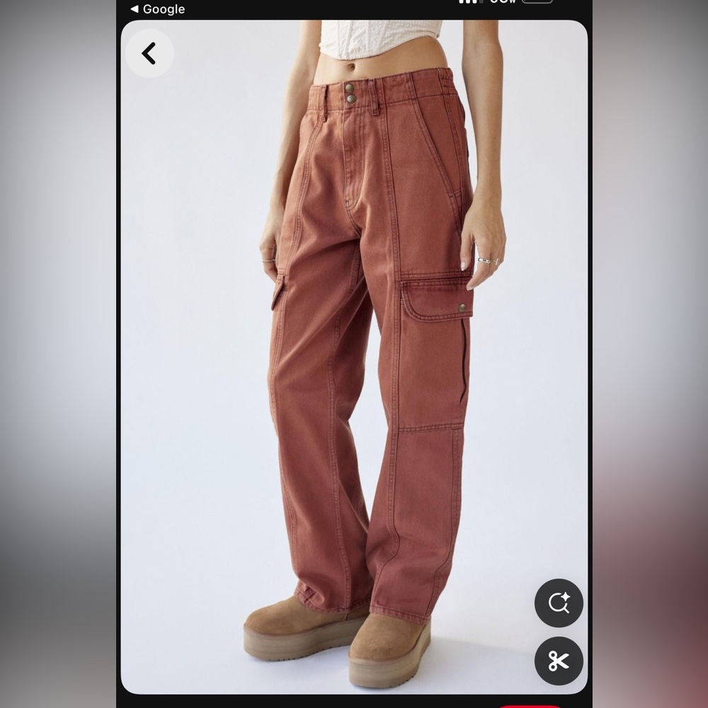 BDG Urban Outfitters Slouchy Skater Jeans W27 Women’s Super Cool Brown EUC